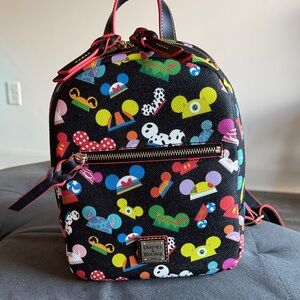 Dooney & Bourke Kids Mickey Mouse Ears Backpack - Multicolor on Black